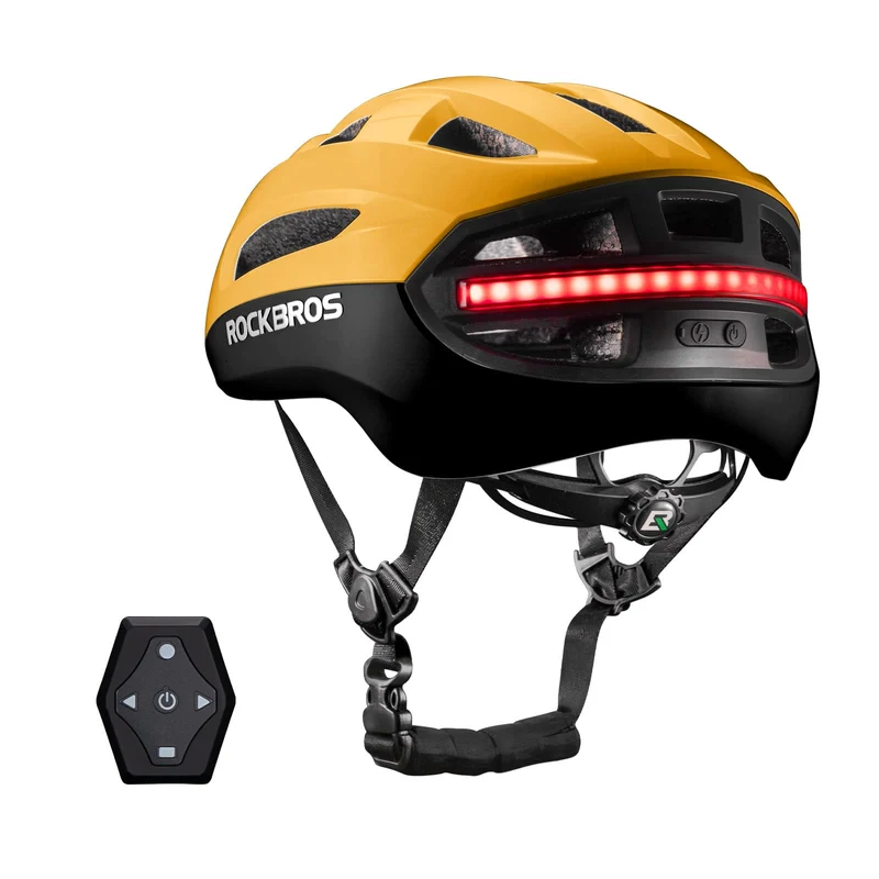 Fernsteuerbarer Smart Fahrradhelm mit Licht