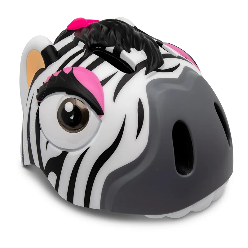 Crazy Safety White Zebra mit LED Rücklicht