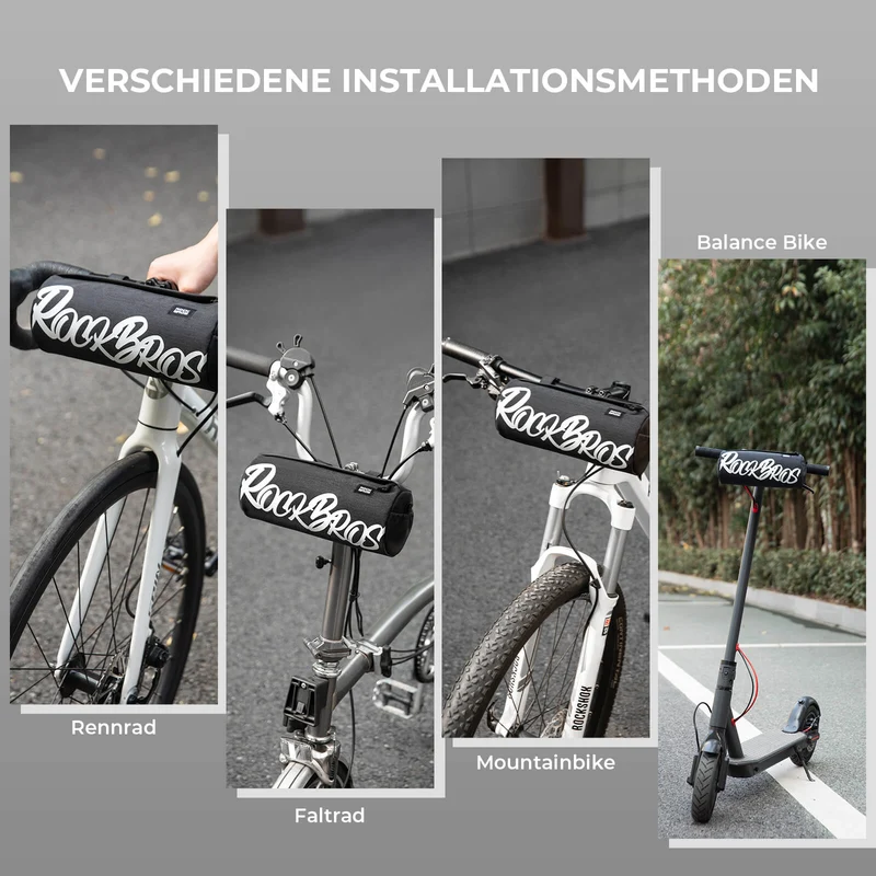 Lenkertasche Klein mit Schultergurt 2L/3,6L - SketchRide Series