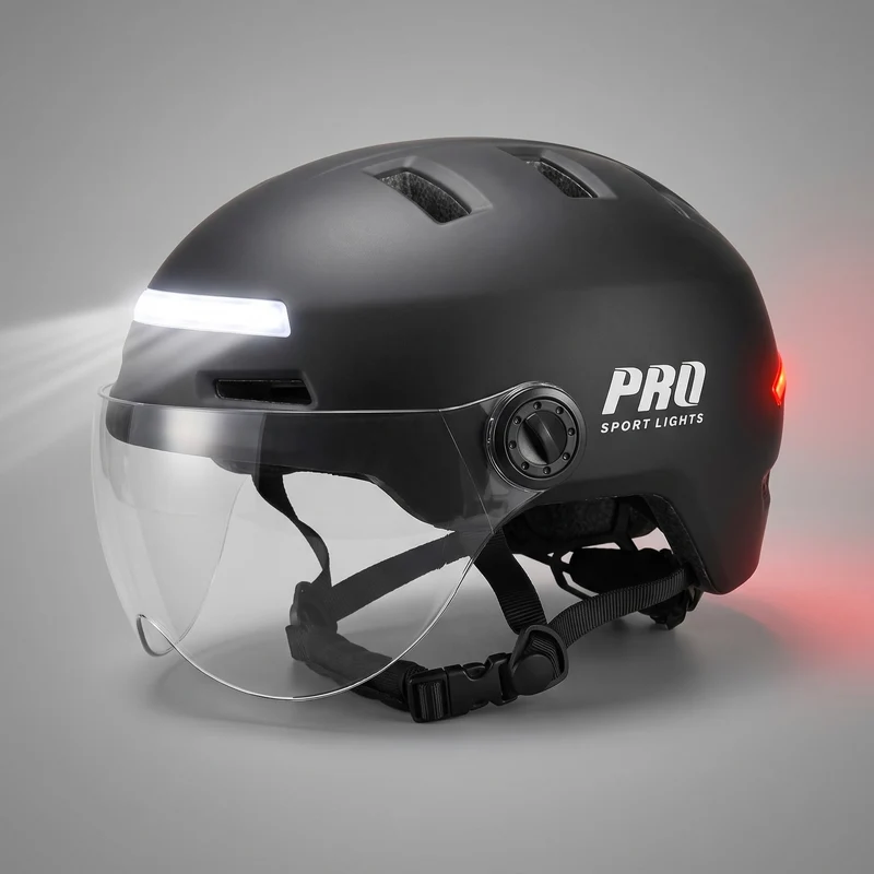 Pro Sport Lights ClearView Fietshelm NTA 8776 – 2 Vizieren, Oorwarmers Optioneel