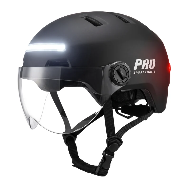 Pro Sport Lights ClearView Fietshelm NTA 8776 – 2 Vizieren, Oorwarmers Optioneel