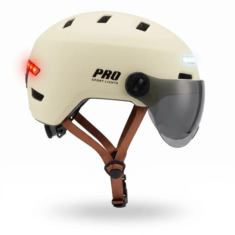 Pro Sport Lights ClearView Fietshelm NTA 8776 – 2 Vizieren, Oorwarmers Optioneel