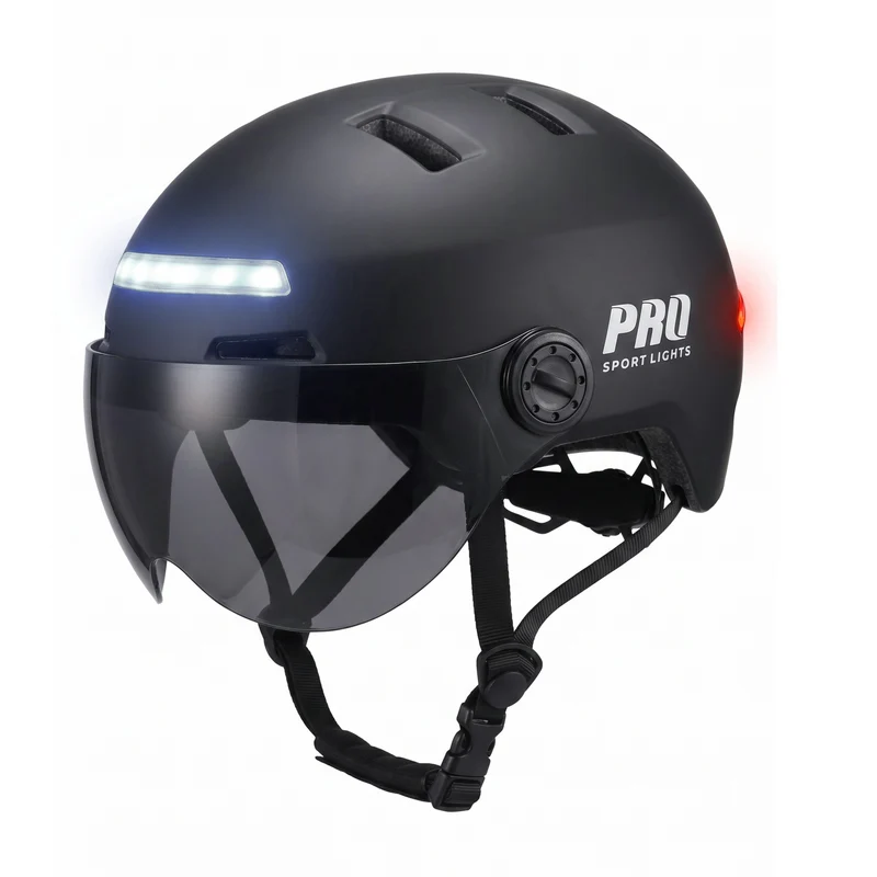Pro Sport Lights ClearView Fietshelm NTA 8776 – 2 Vizieren, Oorwarmers Optioneel