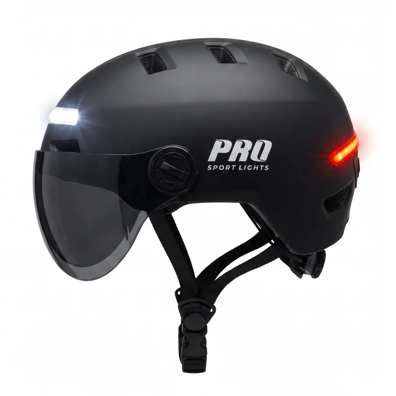 Pro Sport Lights ClearView Fietshelm NTA 8776 – 2 Vizieren, Oorwarmers Optioneel