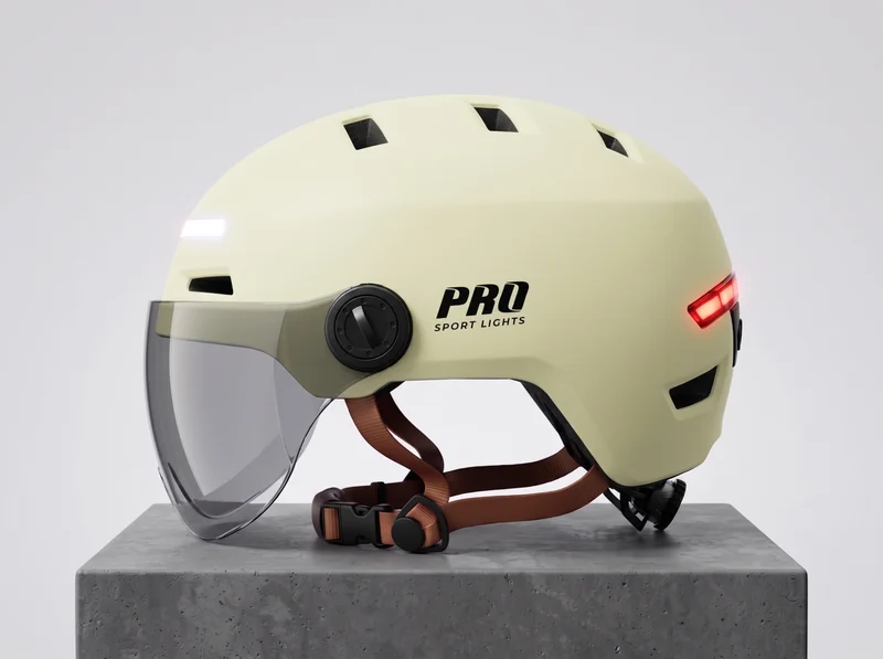 Pro Sport Lights ClearView Fietshelm NTA 8776 – 2 Vizieren, Oorwarmers Optioneel