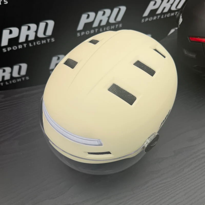 Pro Sport Lights ClearView Fietshelm NTA 8776 – 2 Vizieren, Oorwarmers Optioneel