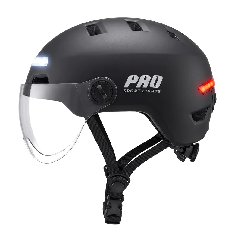 Pro Sport Lights ClearView Fietshelm NTA 8776 – 2 Vizieren, Oorwarmers Optioneel