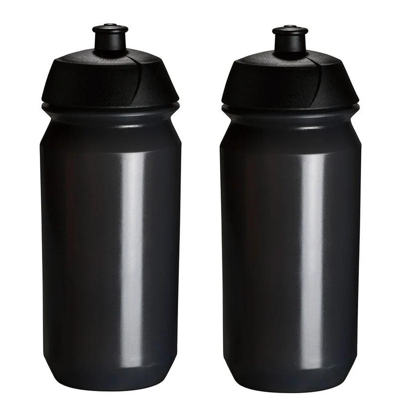 2 x Pro Sport Lights Bidon - 500 ml - Transparant Zwart