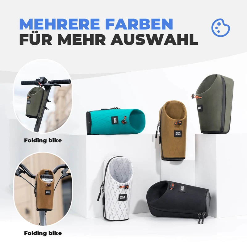 Lenkertasche Wasserflaschentasche 1.5L für Trinkflaschen Ø7 cm