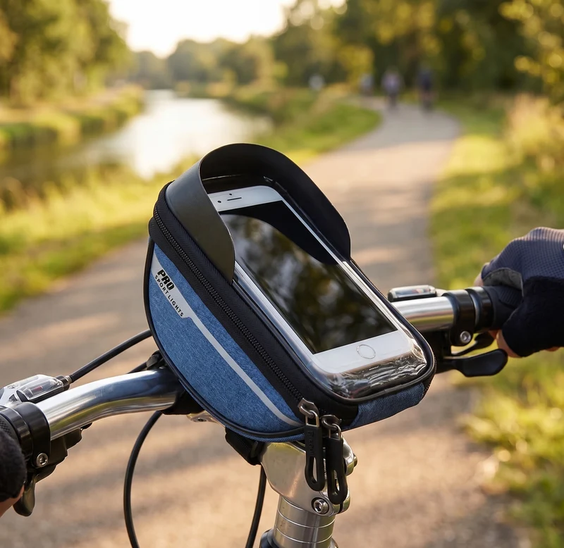 Afneembare Waterafstotende Stuurtas met Telefoonvak