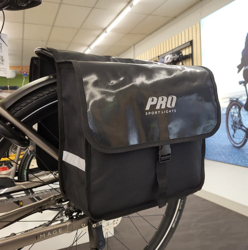 Fietstassen Dubbel 32 Liter Fietstas Elektrische Fiets E-Bike Zwart