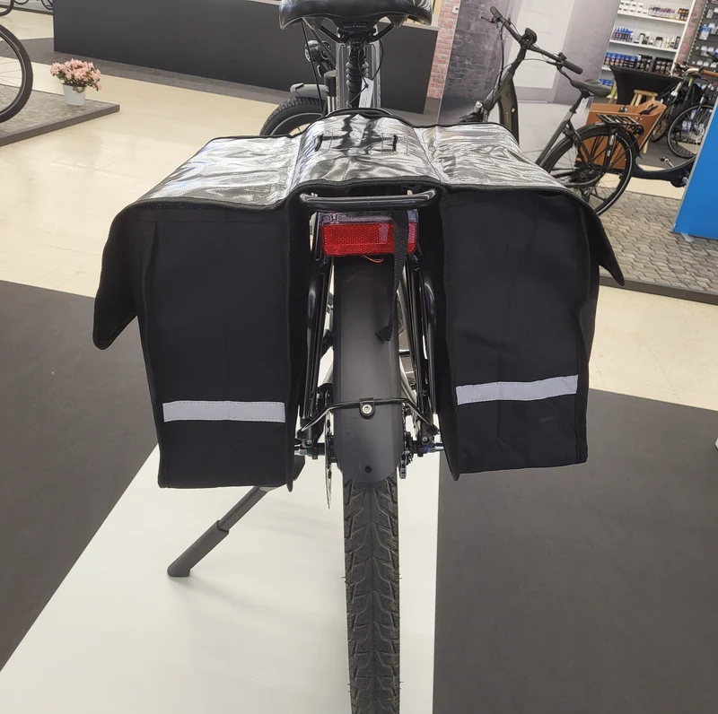 Fietstassen Dubbel 32 Liter Fietstas Elektrische Fiets E-Bike Zwart