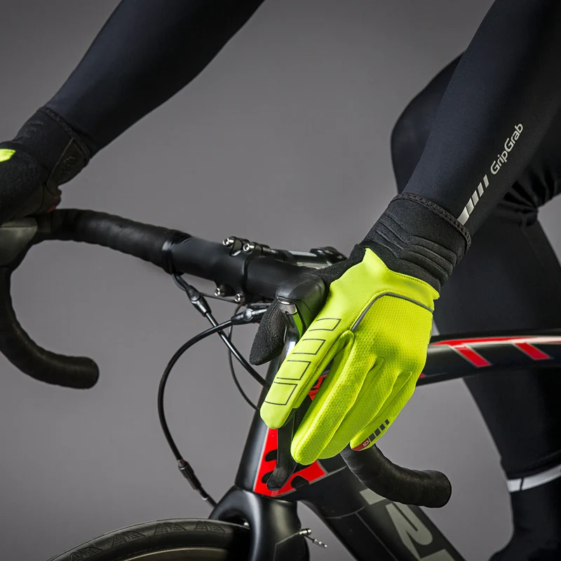 GripGrab Hurricane Hi-Vis Vindtæt Overgangshandske