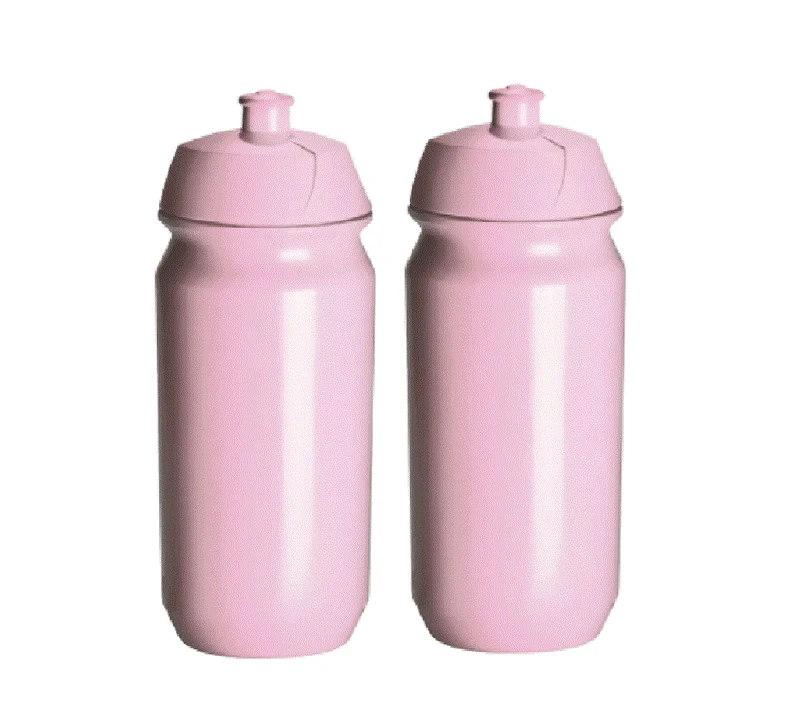 Drinkfles 2x 500 Drinkbussen Powder Pink Waterfles