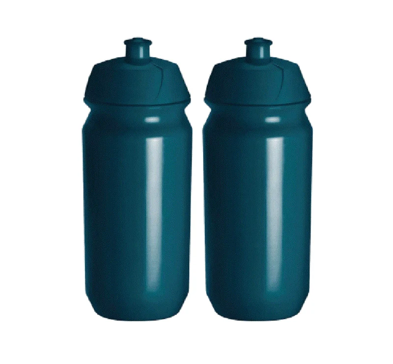Drinkfles 2x 500 Waterfles Bidon Teal