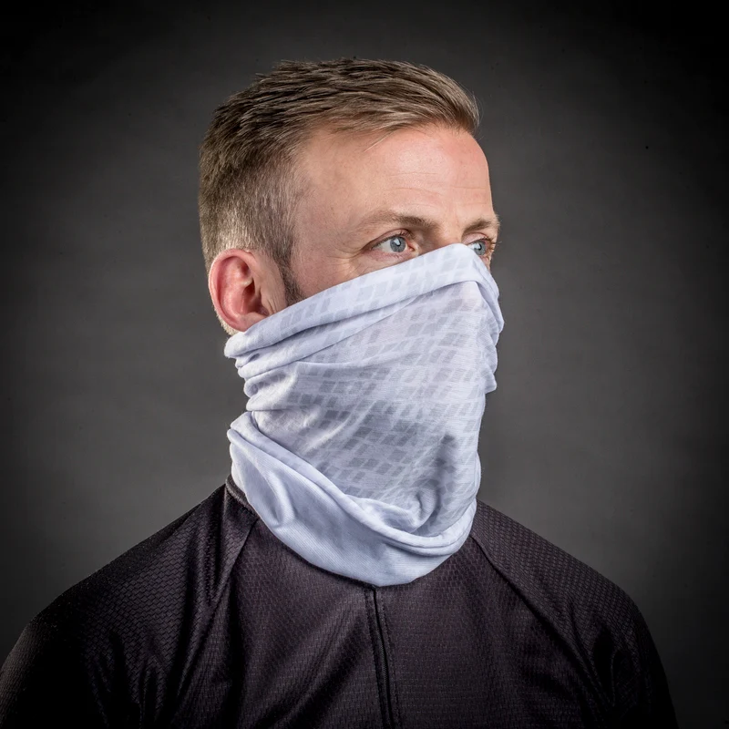 GripGrab Multifunctional Neckwarmer White Onesize