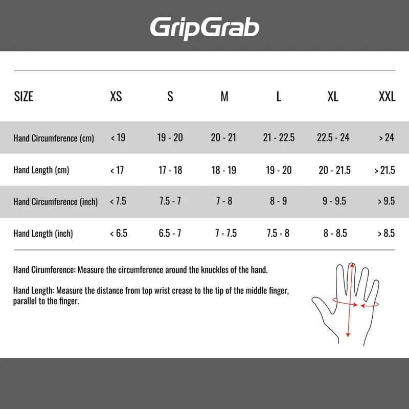 GripGrab Ride Windproof Glove Black
