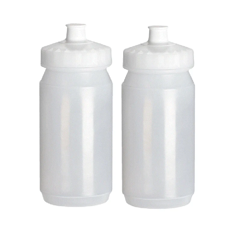 Drinkbus 2x 550 ml Bidons Transparant Waterfles Fiets