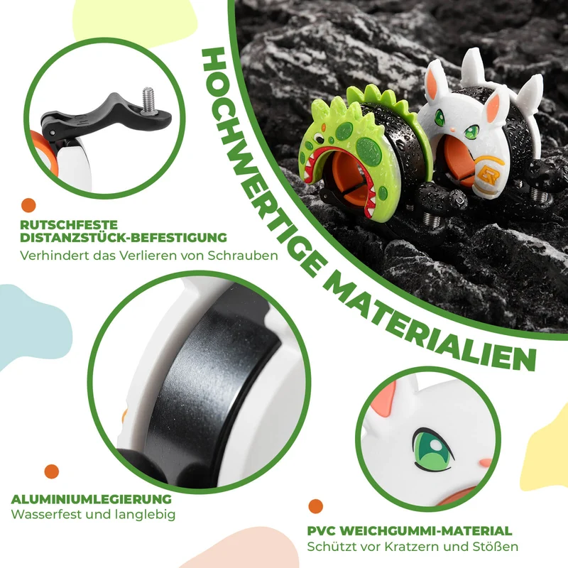 Kinder Fahrradklingel Laut für Lenker 22,2-25,4mm