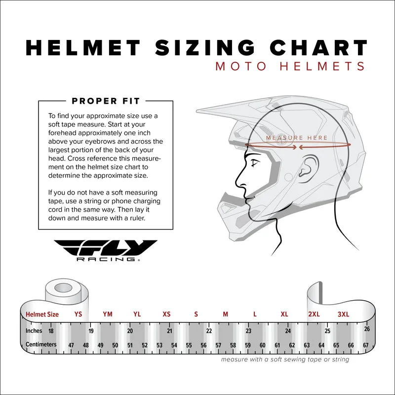 Fly Racing Formula CC Strike MX Motorcycle Helmet