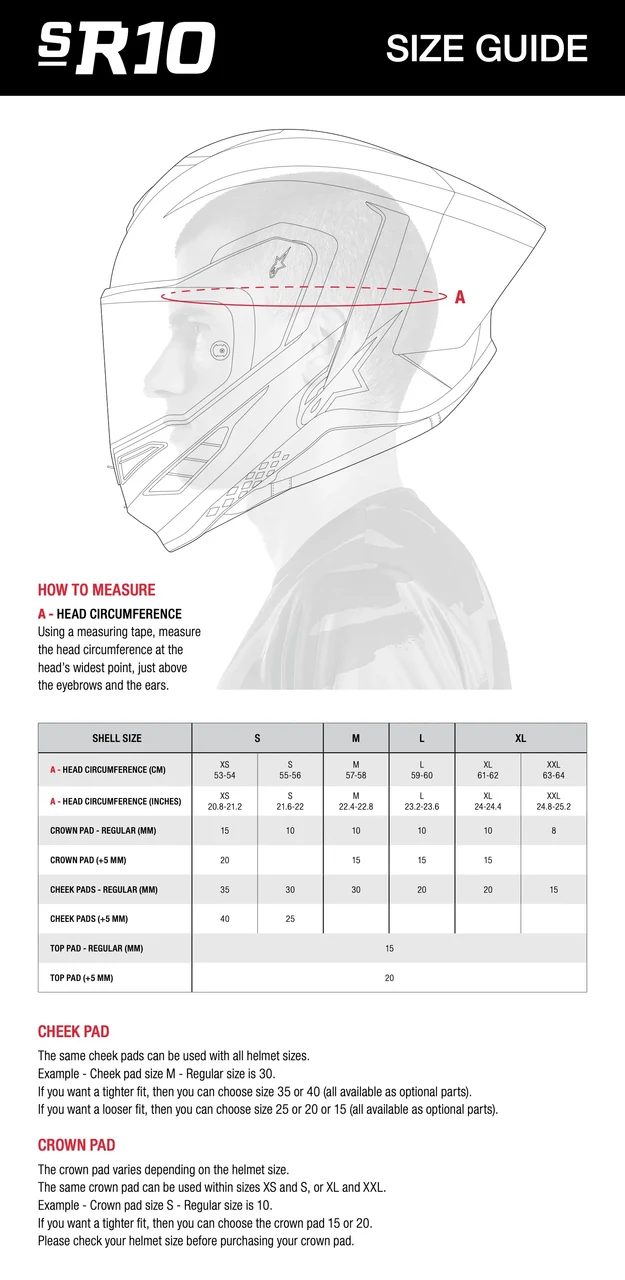 Alpinestars Supertech R10 Team Full Face Motorcycle Racing Helmet