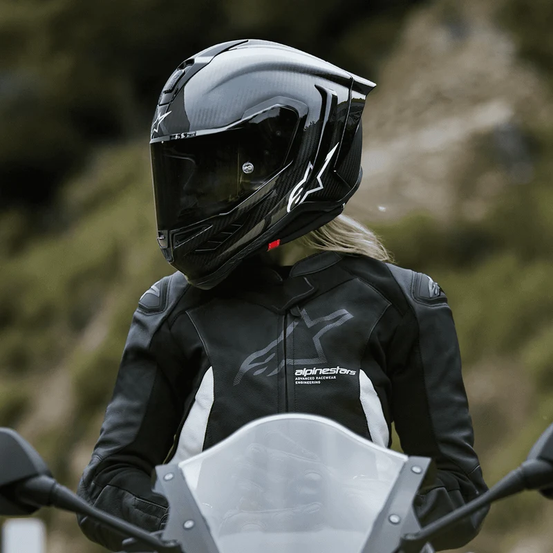 Alpinestars Supertech R10 Solid Full Face Motorcycle Racing Helmet