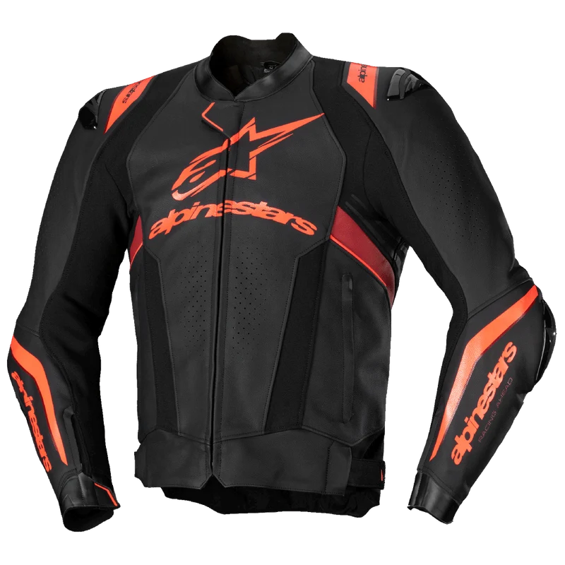 Alpinestars Men's Missile v3 Ignition Leather Motorcycle Jacket