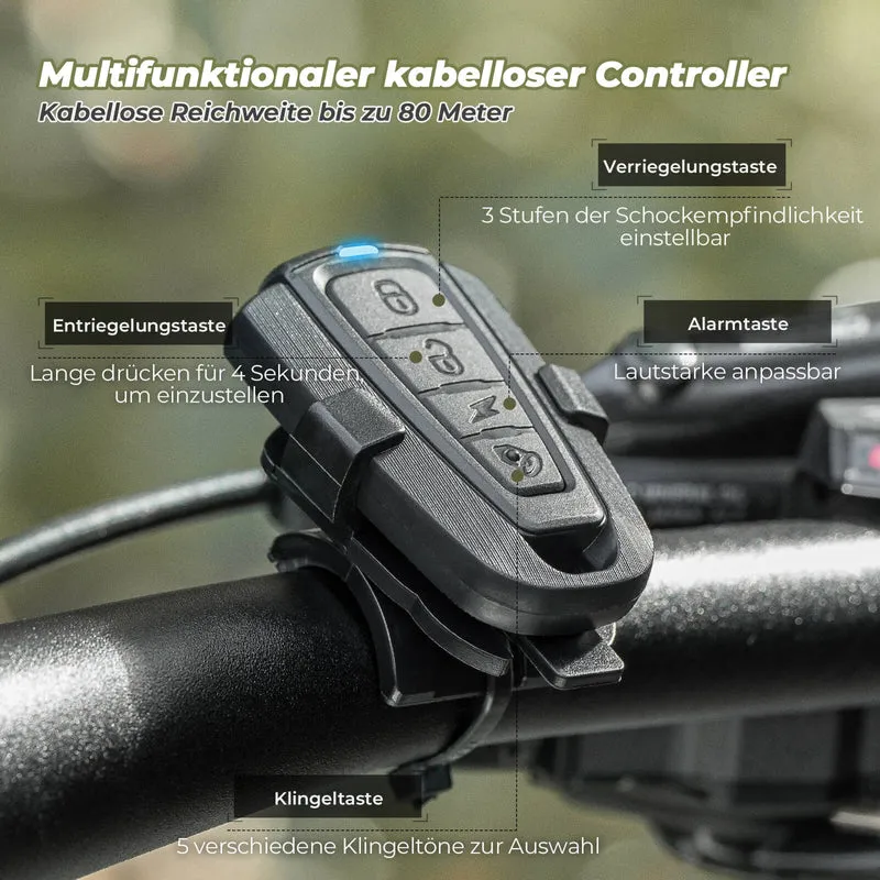 ROCKBROS Fahrradklingel Kabellose Warnsirene Elektrisch Farhrad Glocke IPX5