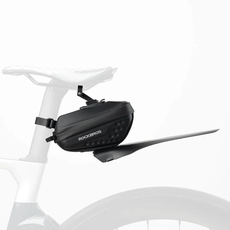 ROCKBROS Fahrrad Satteltasche mit Schutzblech Wasserabweisend 1,3L/0.8L
