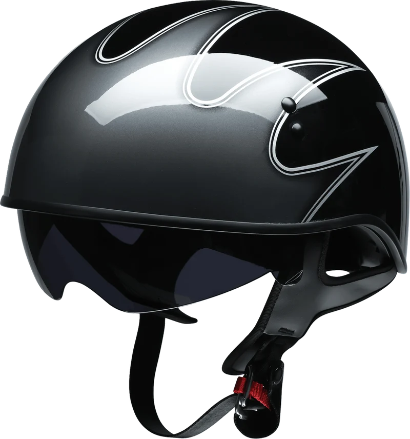 Z1R Vagrant Slash Half Face Motorcycle Helmet