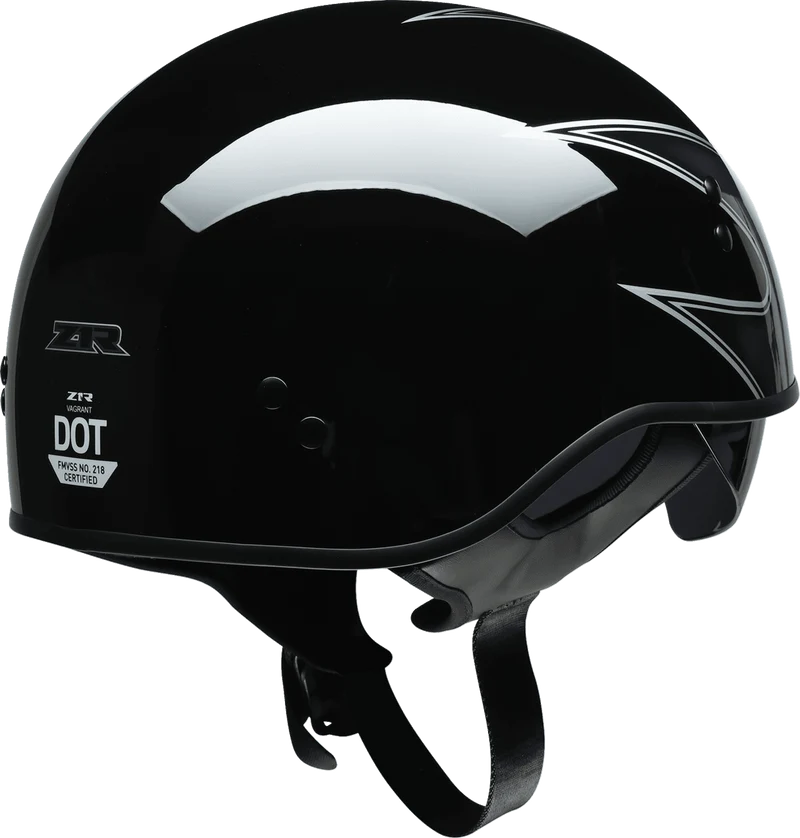 Z1R Vagrant Slash Half Face Motorcycle Helmet