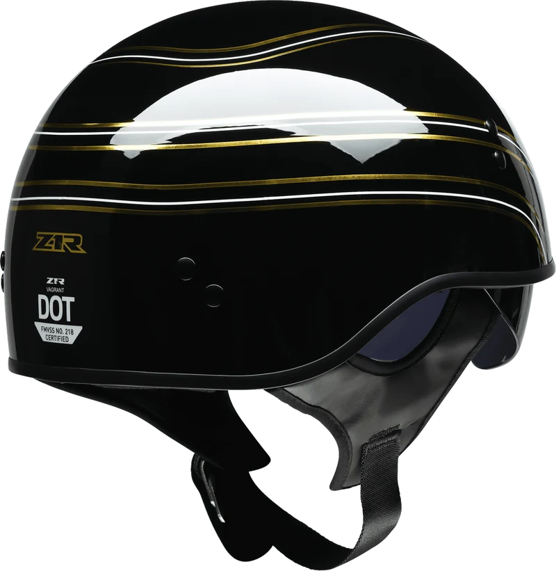 Z1R Vagrant Varsity Half Face Motorcycle Helmet