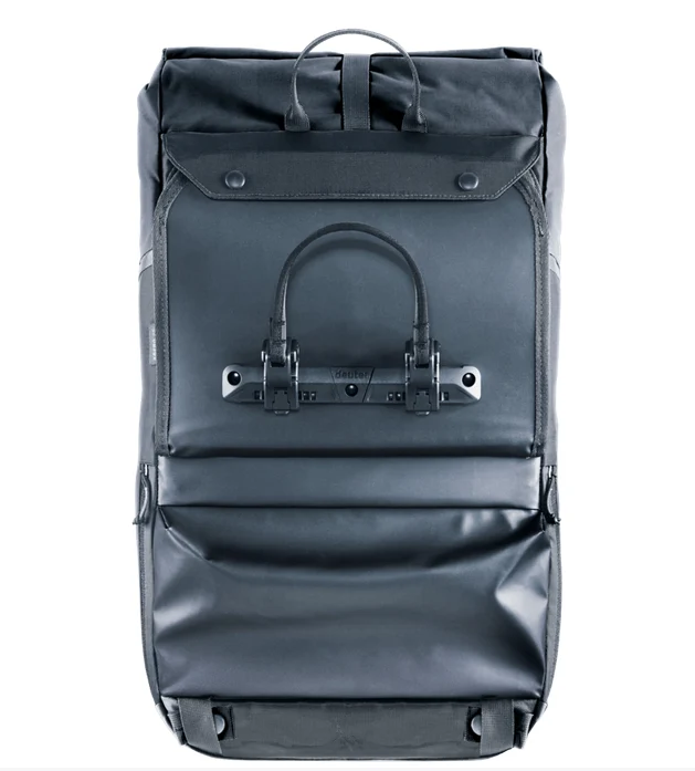 Deuter Fahrradtasche mit Rucksackfunktion Xberg 25 Liter Hinterradtasche black