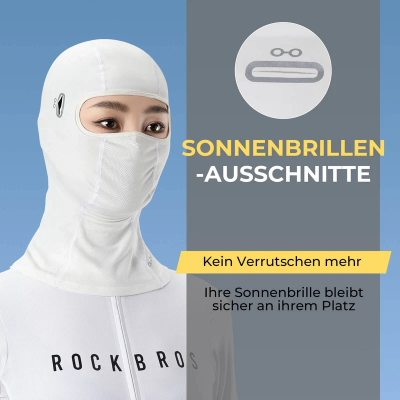 Sommer Sturmhaube UPF 50+ Kühlende Balaclava