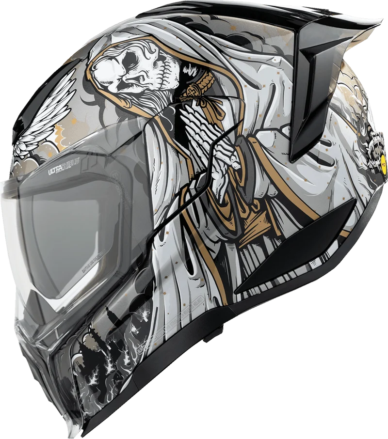 Icon Ultraflite Nuestra Senora Full Face Motorcycle Helmet