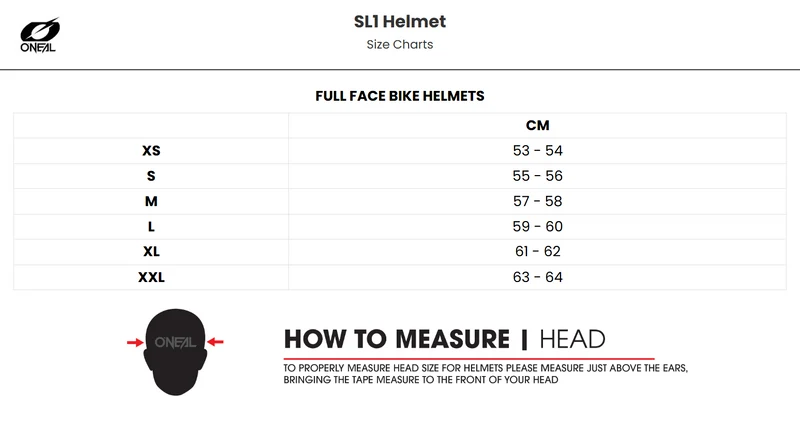 O'Neal SL1 Crest MTB Mountain Bike Helmet