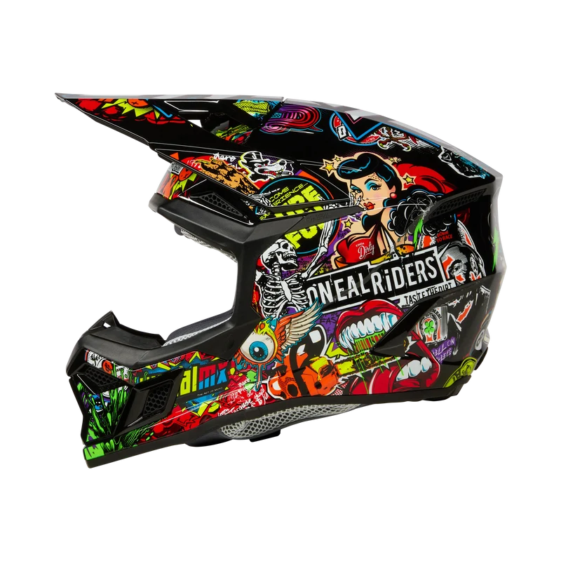 O'Neal 3 SRS Crank MX Motorcycle Helmet
