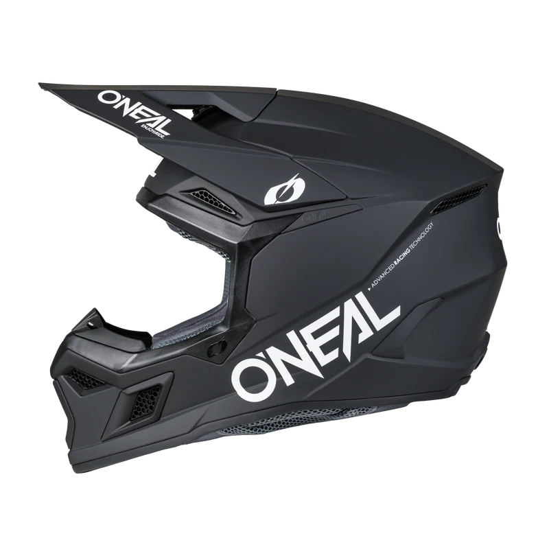 O'Neal 3 SRS Classic Black MX Motorcycle Helmet