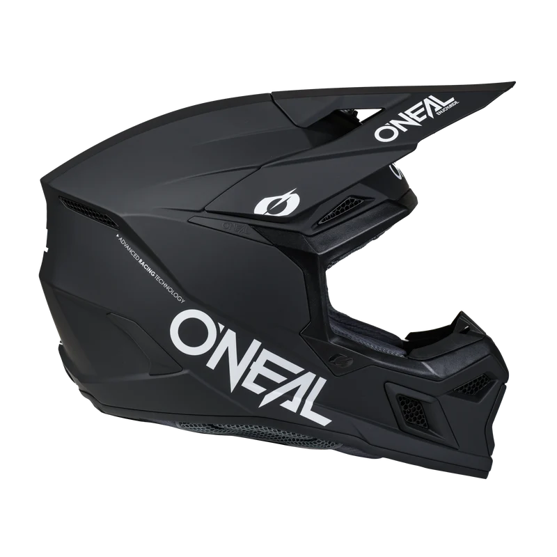 O'Neal 3 SRS Classic Black MX Motorcycle Helmet