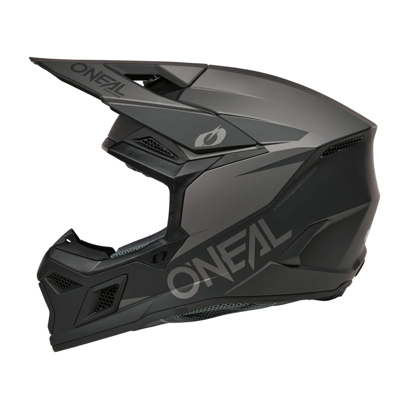 O'Neal 3 SRS Solid MX Motorcycle Helmet