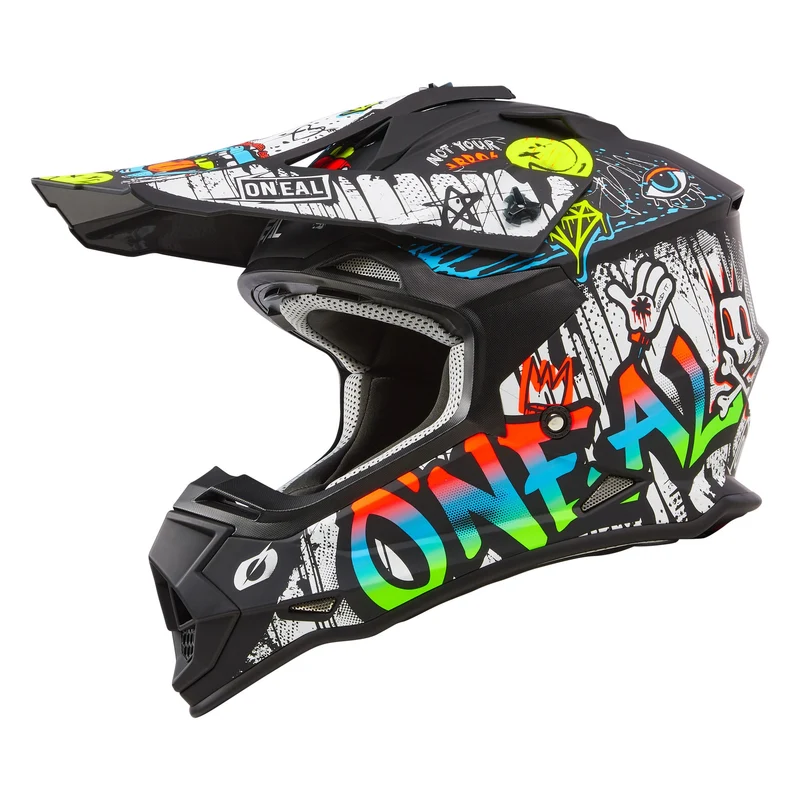 O'Neal 2 SRS Rancid MX Motorcycle Helmet