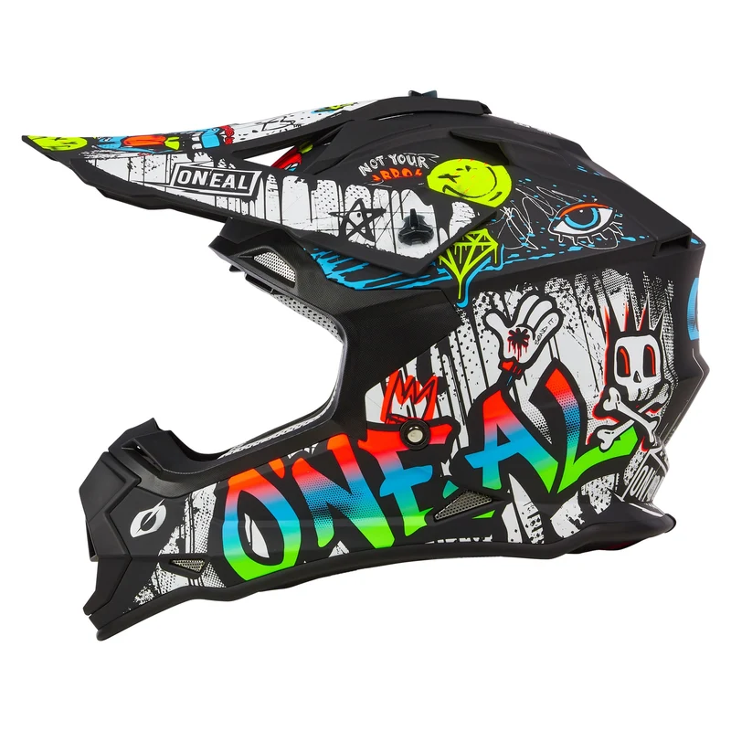 O'Neal 2 SRS Rancid MX Motorcycle Helmet