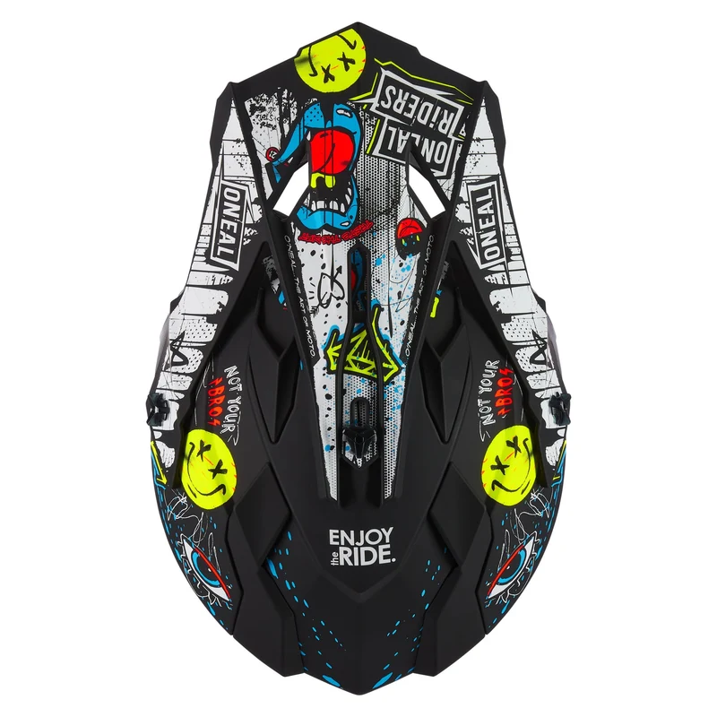 O'Neal 2 SRS Rancid MX Motorcycle Helmet