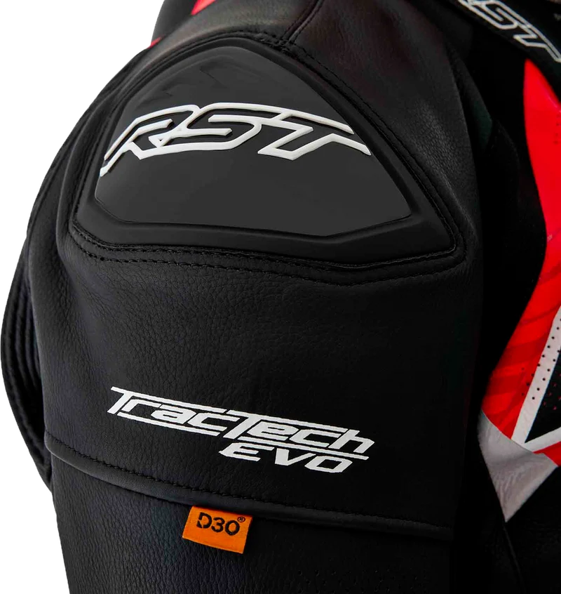 RST Moto Men's Tractech Evo D3O Leather Motorcycle Jacket