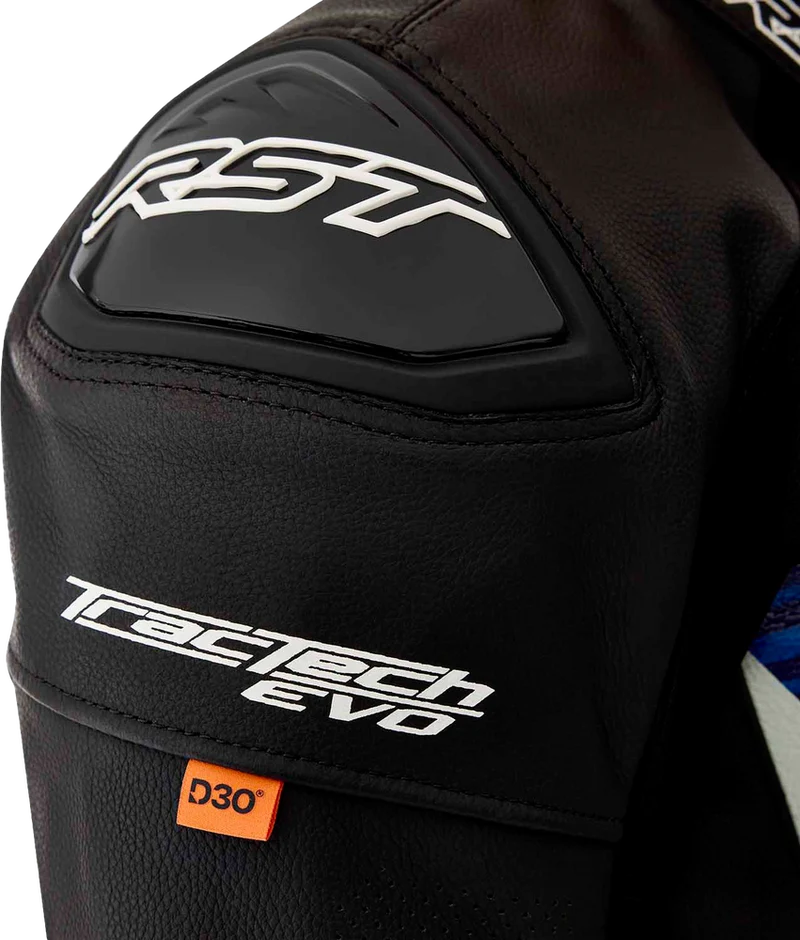 RST Moto Men's Tractech Evo D3O Leather Motorcycle Jacket