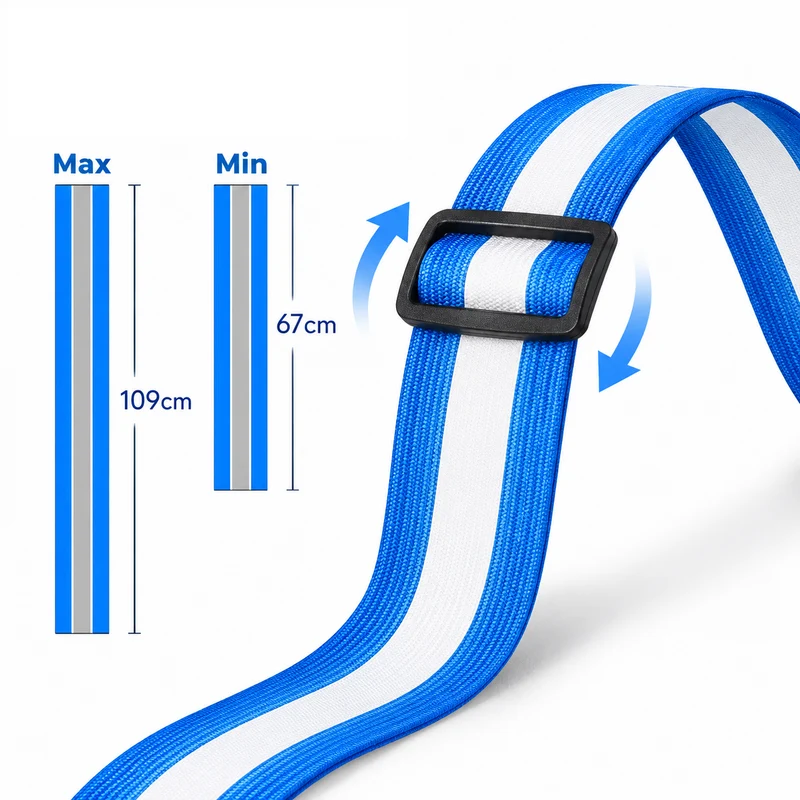 Hardloopvest Met Verlichting en Reflectoren LED Veiligheidsvest USB-C Oplaadbaar Fietsen One Size