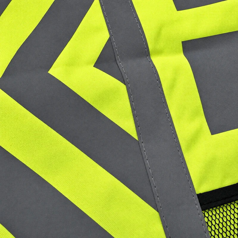 Regenhoes Rugzak Waterdicht Rugzakhoes Reflecterend 30-40 Liter Fluogeel