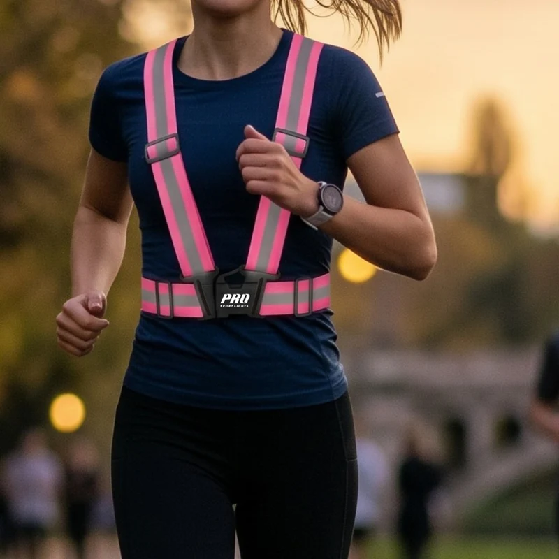 Hardloopvest Reflecterend Veiligheidsvest Fietsen One Size Verstelbaar