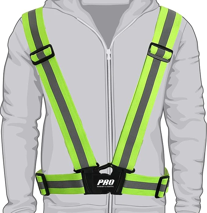 Hardloopvest Reflecterend Veiligheidsvest Fietsen One Size Verstelbaar