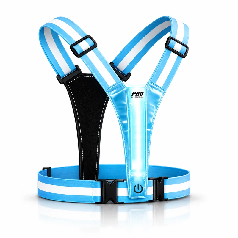 Hardloopvest Met Verlichting Reflecterende Veiligheidsvest LED USB-C Oplaadbaar Fietsen Wandelen